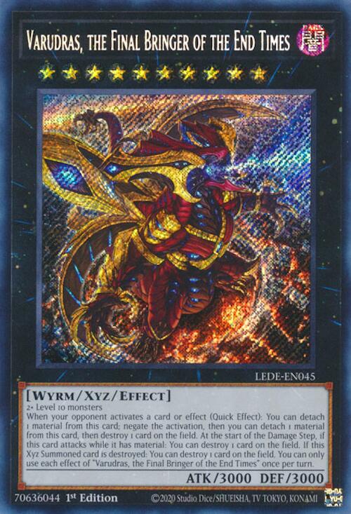 Varudras, the Final Bringer of the End Times [LEDE-EN045] Secret Rare | The Gaming-Verse