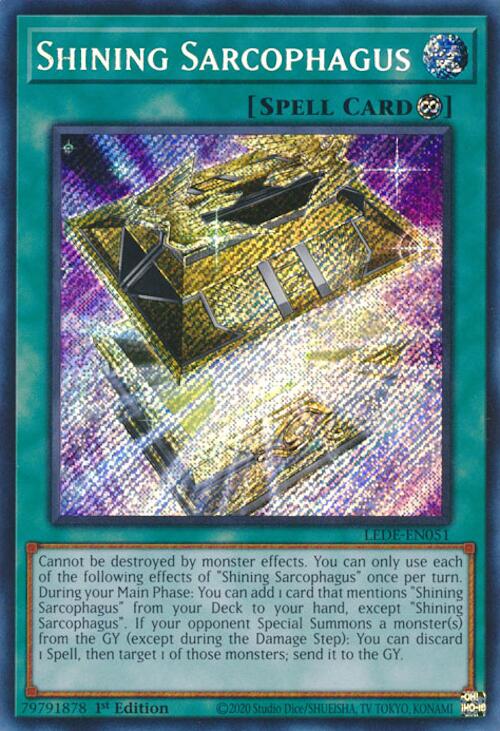 Shining Sarcophagus [LEDE-EN051] Secret Rare | The Gaming-Verse