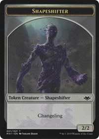 Shapeshifter (001) // Serra the Benevolent Emblem (020) Double-Sided Token [Modern Horizons Tokens] | The Gaming-Verse