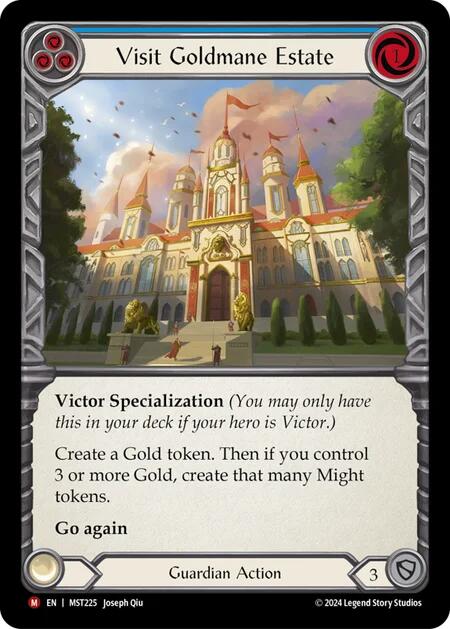 Visit Goldmane Estate [MST225] (Part the Mistveil)  Rainbow Foil | The Gaming-Verse