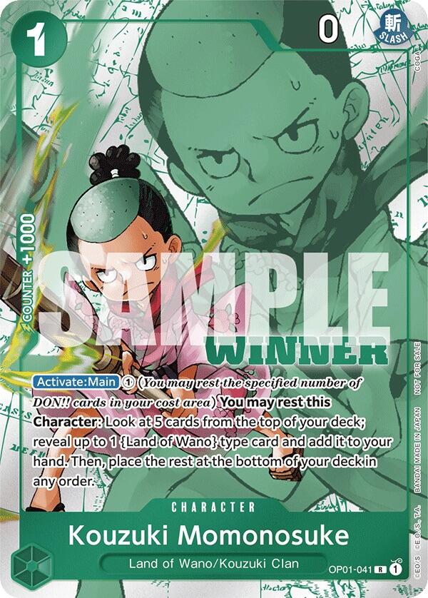 Kouzuki Momonosuke (Winner Pack Vol. 7) [One Piece Promotion Cards] | The Gaming-Verse