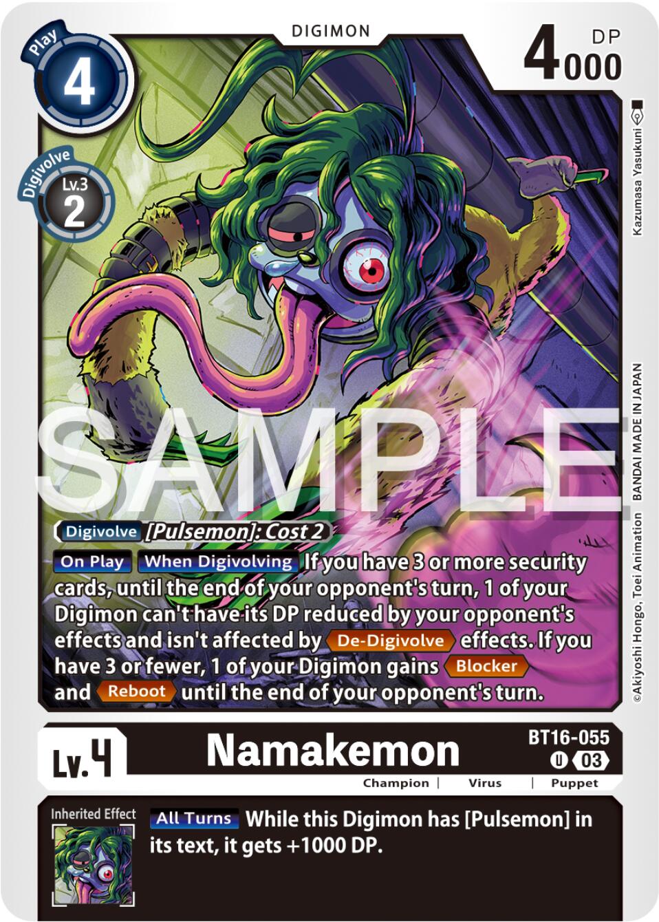 Namakemon [BT16-055] [Beginning Observer] | The Gaming-Verse