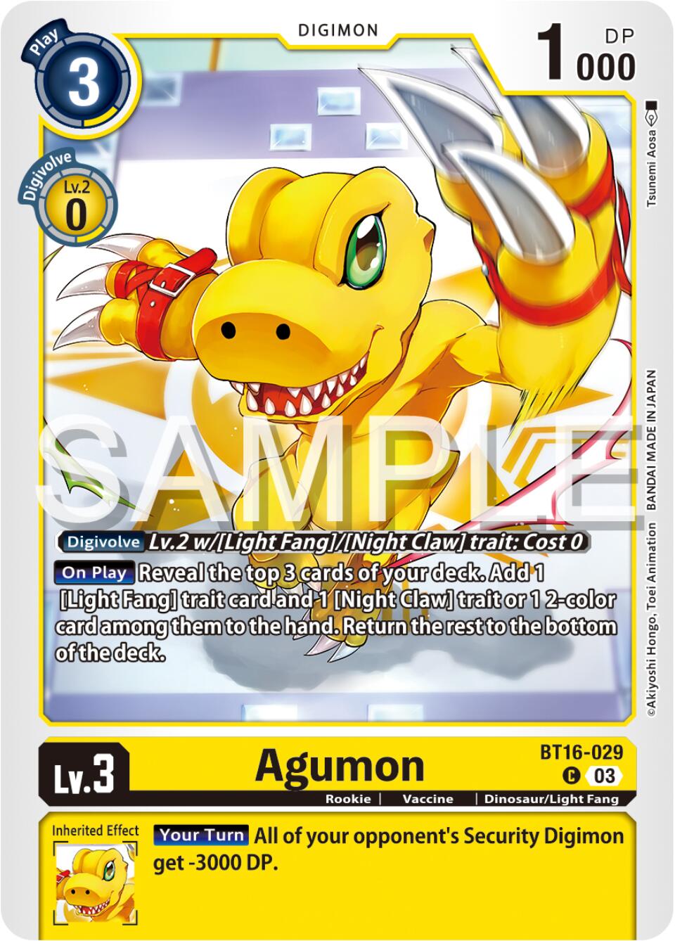 Agumon [BT16-029] [Beginning Observer] | The Gaming-Verse