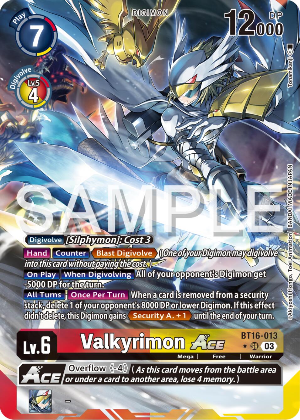 Valkyrimon Ace [BT16-013] (Alternate Art) [Beginning Observer] | The Gaming-Verse