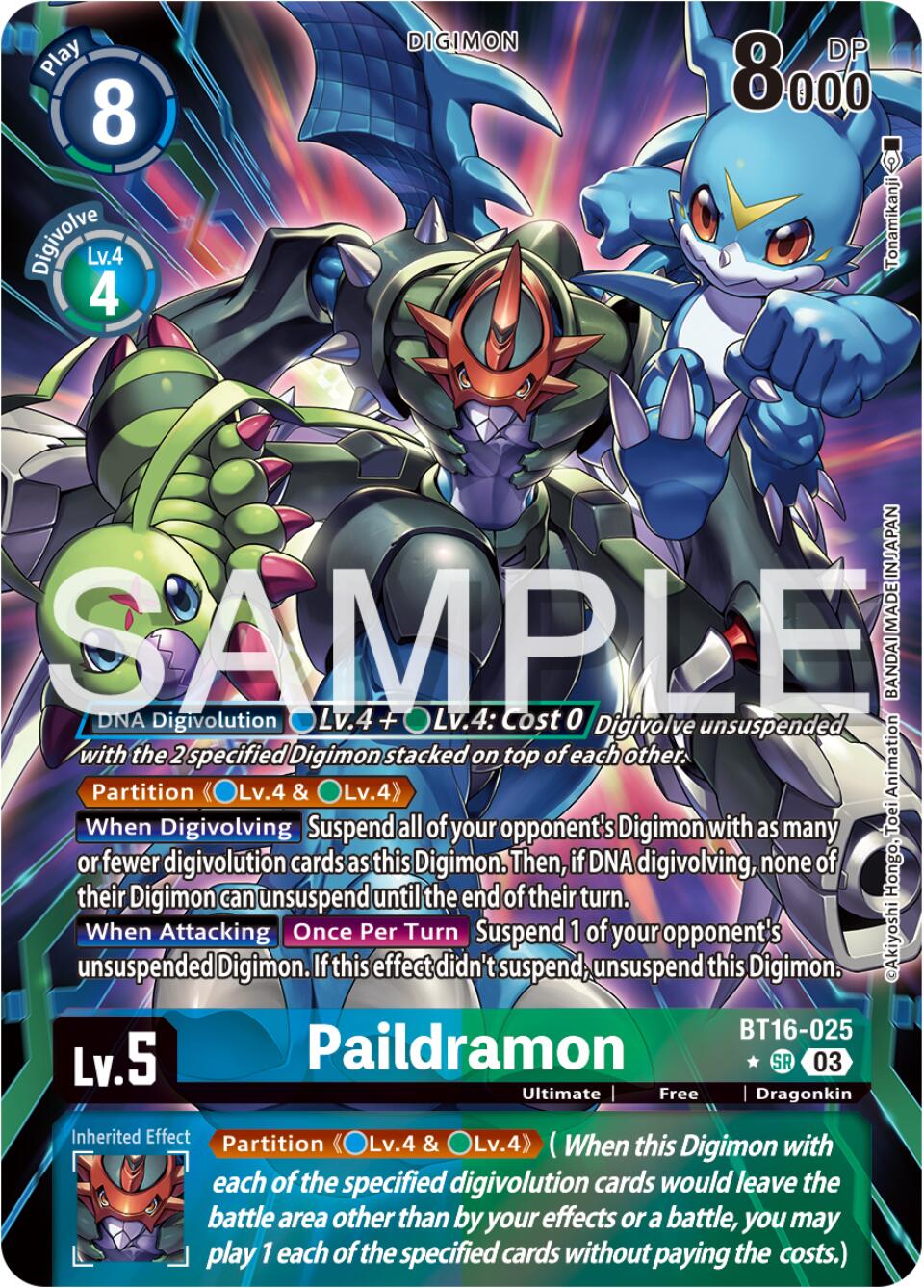 Paildramon [BT16-025] (Alternate Art) [Beginning Observer] | The Gaming-Verse