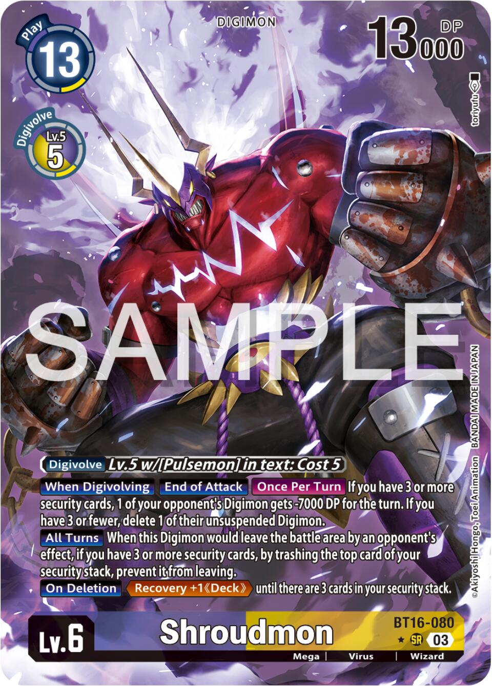 Shroudmon [BT16-080] (Alternate Art) [Beginning Observer] | The Gaming-Verse