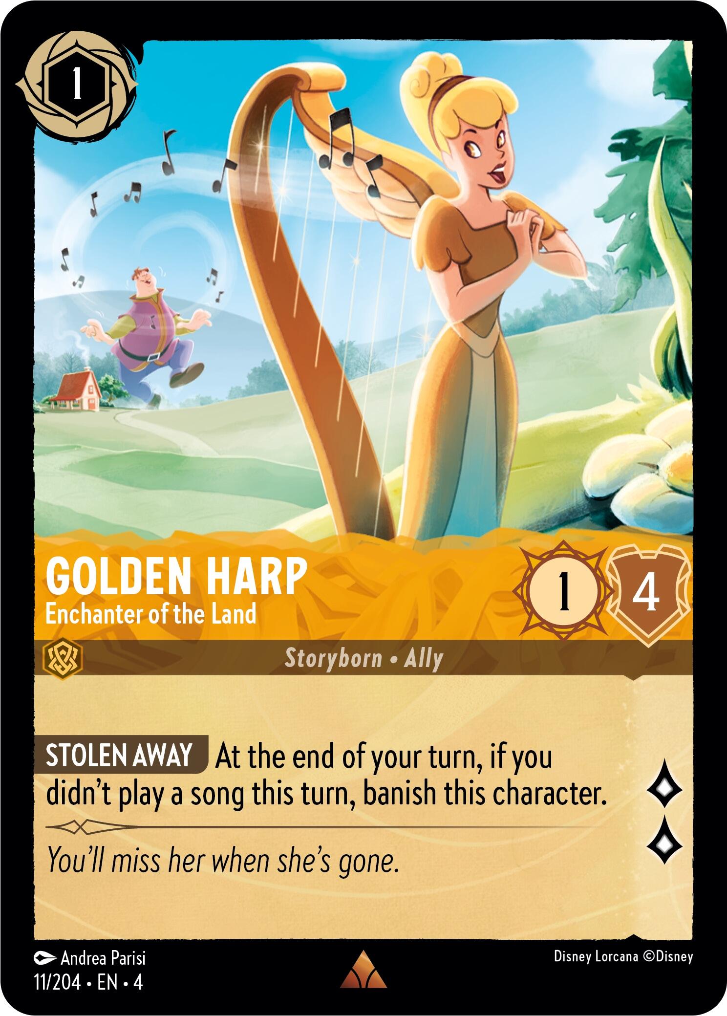 Golden Harp - Enchanter of the Land (11/204) [Ursula's Return] | The Gaming-Verse