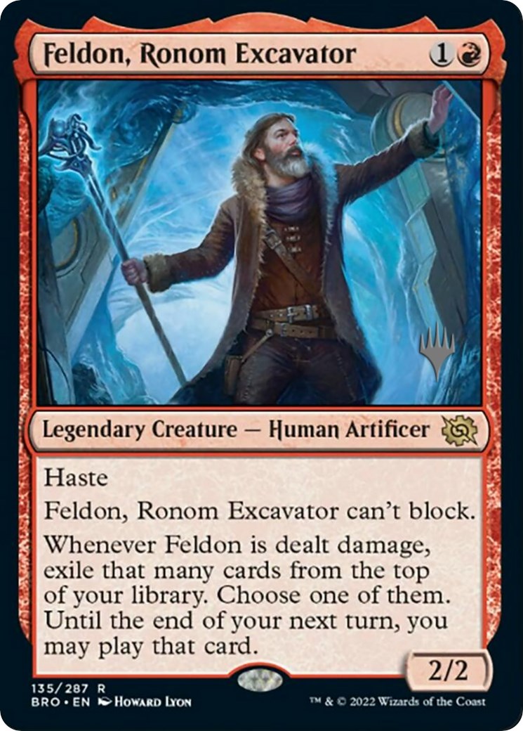 Feldon, Ronom Excavator (Promo Pack) [The Brothers' War Promos] | The Gaming-Verse