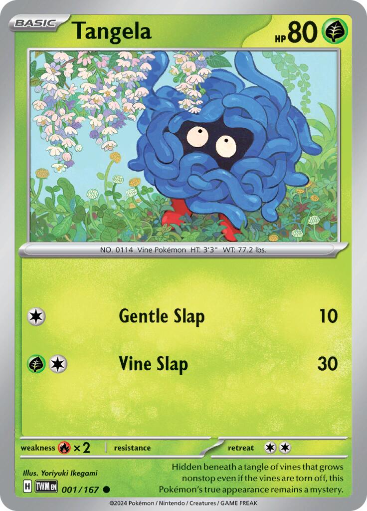 Tangela (001/167) [Scarlet & Violet: Twilight Masquerade] | The Gaming-Verse