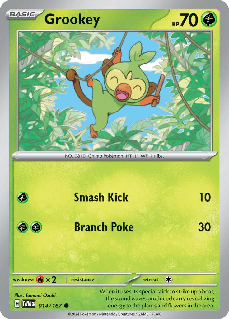 Grookey (014/167) [Scarlet & Violet: Twilight Masquerade] | The Gaming-Verse