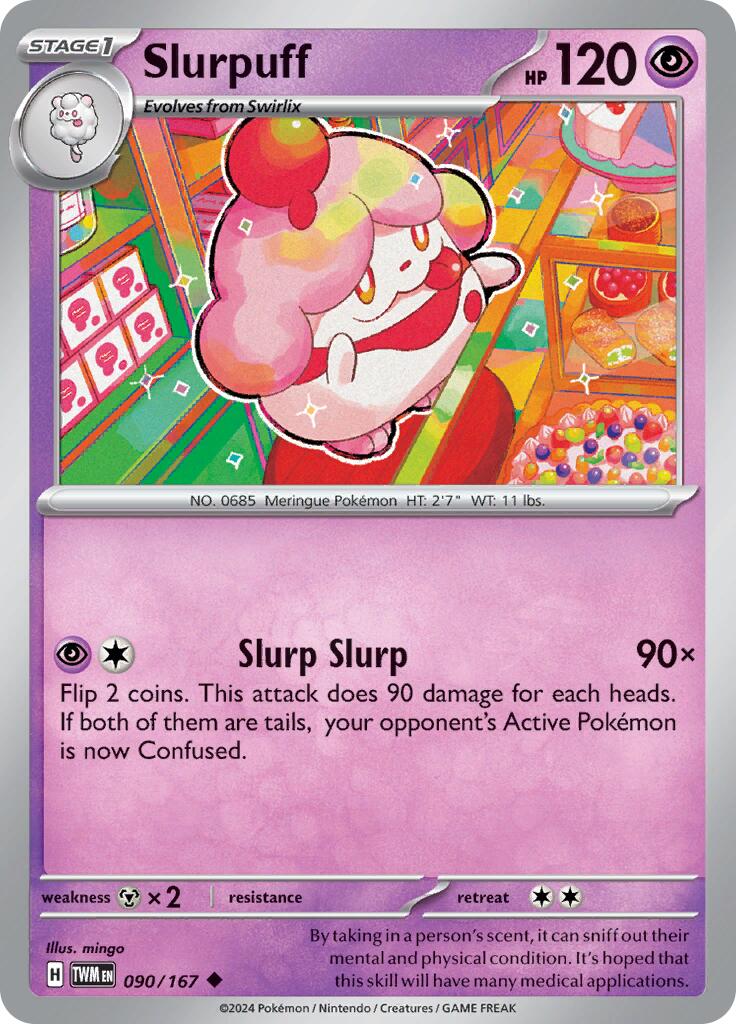 Slurpuff (090/167) [Scarlet & Violet: Twilight Masquerade] | The Gaming-Verse