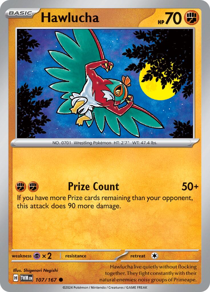 Hawlucha (107/167) [Scarlet & Violet: Twilight Masquerade] | The Gaming-Verse