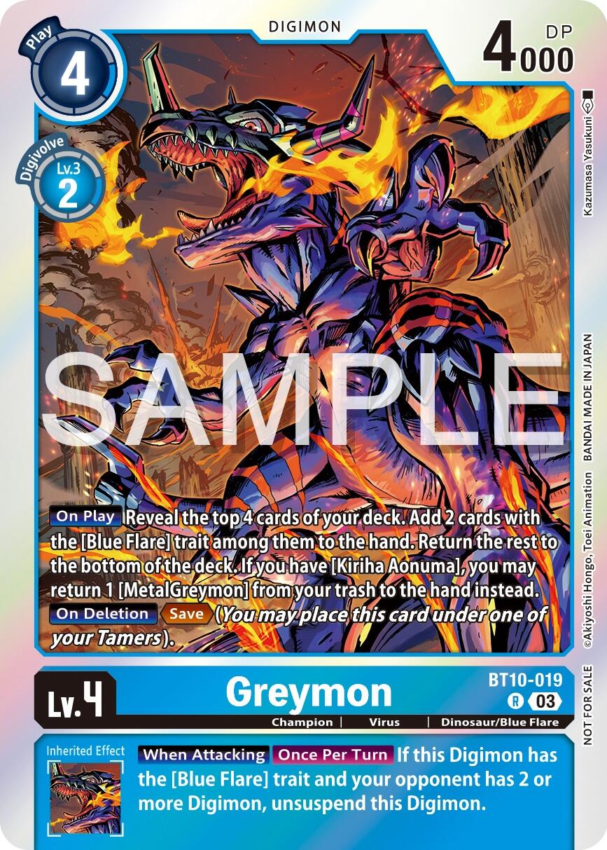 Greymon [BT10-019] (Official Tournament Vol.13 Winner Pack) [Xros Encounter Promos] | The Gaming-Verse