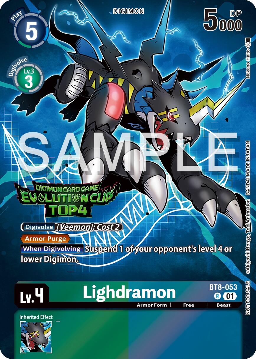 Lighdramon [BT8-053] (2024 Evolution Cup Top 4) [New Awakening Promos] | The Gaming-Verse