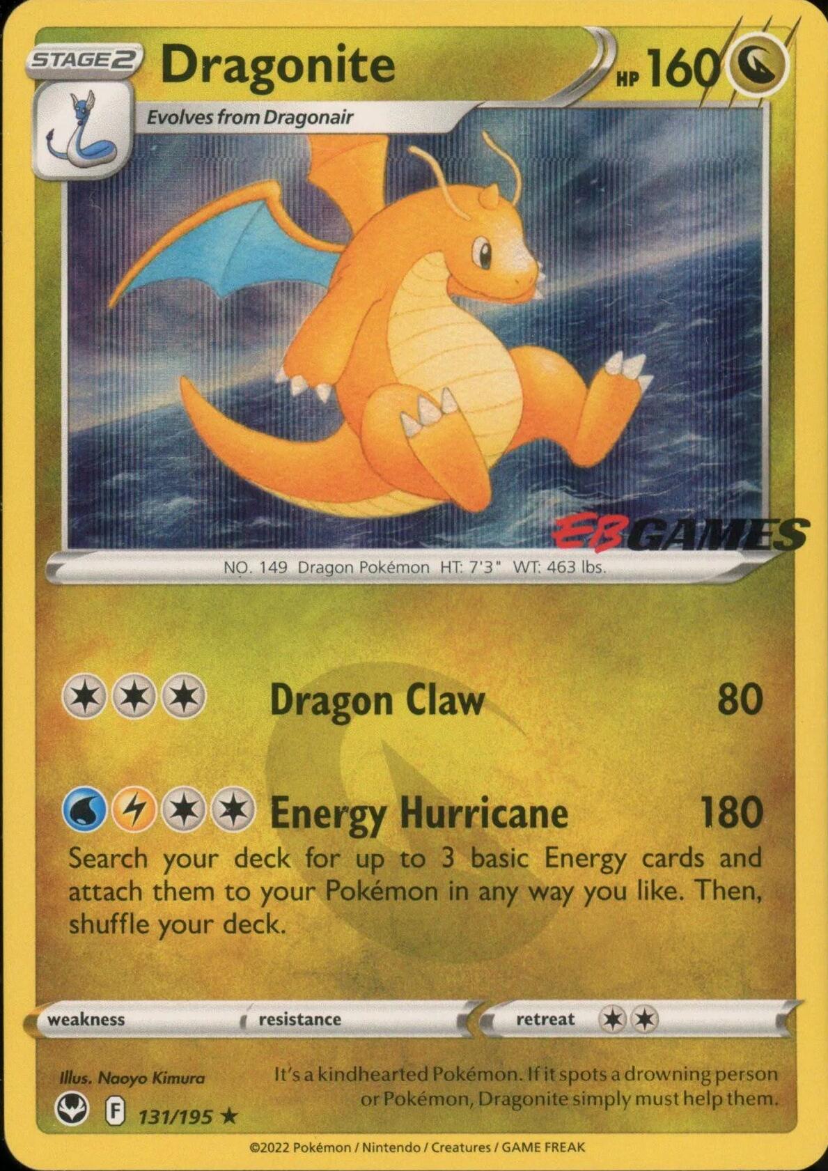 Dragonite (131/195) (EB Games Exclusive) [Miscellaneous Cards] | The Gaming-Verse