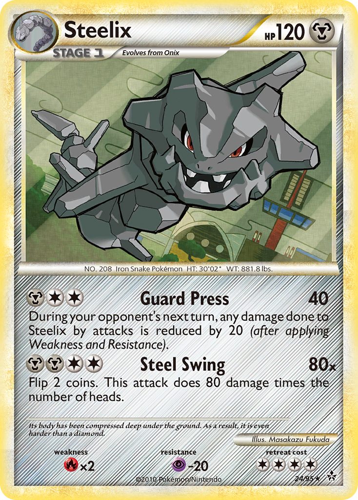 Steelix (24/95) [HeartGold & SoulSilver: Unleashed] | The Gaming-Verse