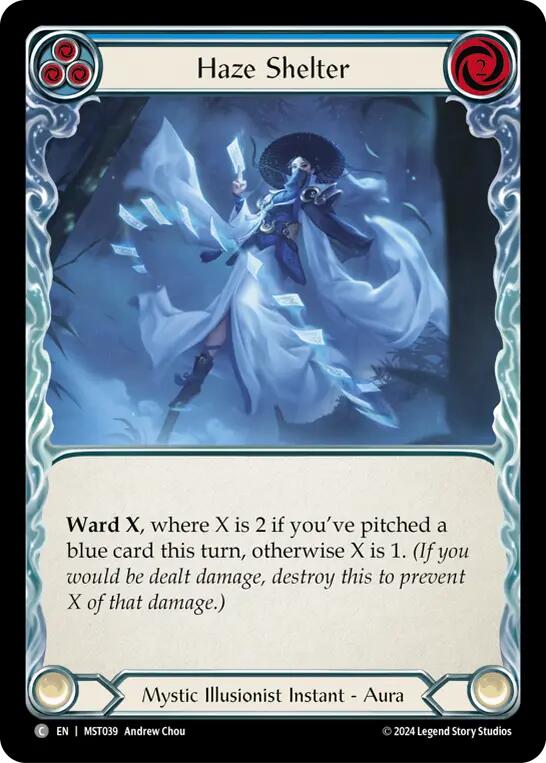 Haze Shelter (Blue) [MST039] (Part the Mistveil) | The Gaming-Verse