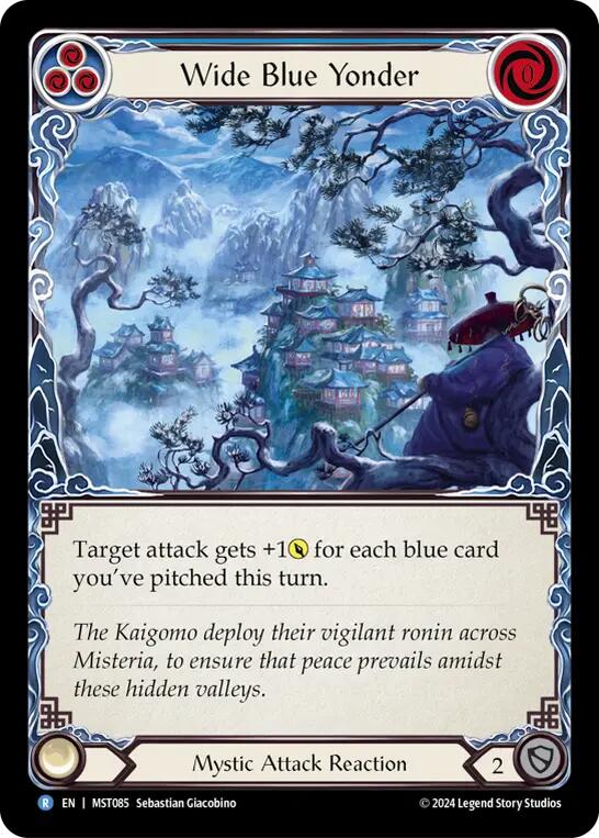 Wide Blue Yonder [MST085] (Part the Mistveil)  Rainbow Foil | The Gaming-Verse