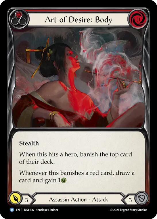 Art of Desire: Body (Red) [MST106] (Part the Mistveil)  Rainbow Foil | The Gaming-Verse