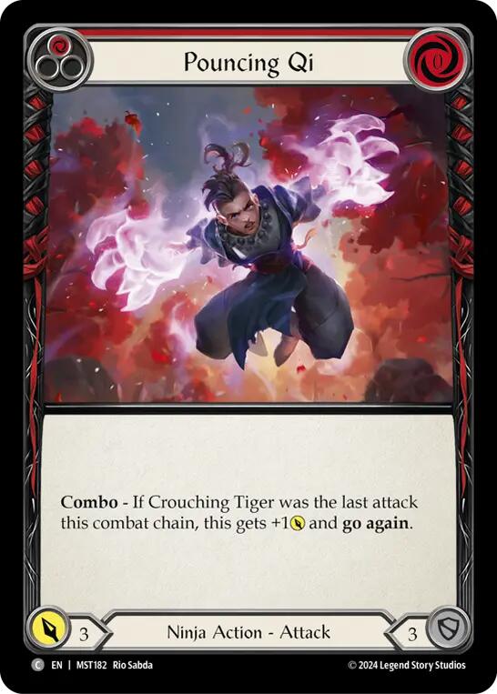 Pouncing Qi (Red) [MST182] (Part the Mistveil) | The Gaming-Verse