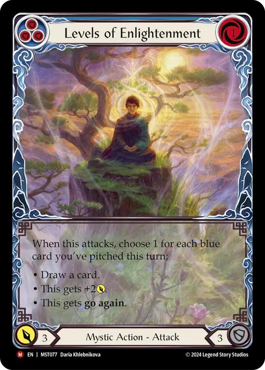 Levels of Enlightenment (Extended Art) [MST077] (Part the Mistveil)  Rainbow Foil | The Gaming-Verse