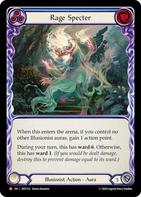 Rage Specter [MST132] (Part the Mistveil)  Rainbow Foil | The Gaming-Verse