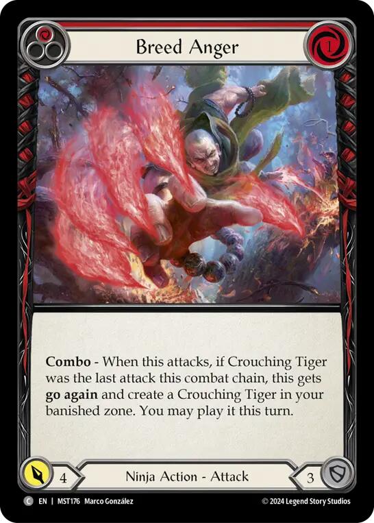 Breed Anger (Red) [MST176] (Part the Mistveil) | The Gaming-Verse