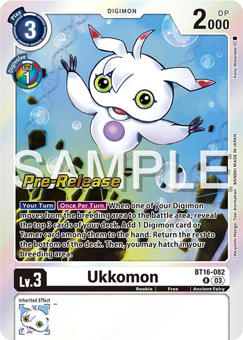 Ukkomon [BT16-082] [Beginning Observer Pre-Release Promos] | The Gaming-Verse