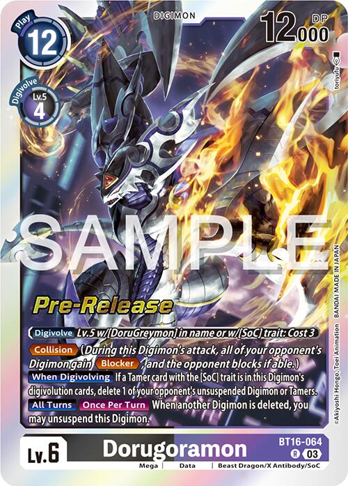 Dorugoramon [BT16-064] [Beginning Observer Pre-Release Promos] | The Gaming-Verse