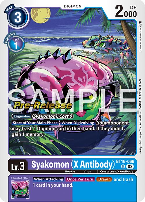 Syakomon (X Antibody) [BT16-066] [Beginning Observer Pre-Release Promos] | The Gaming-Verse