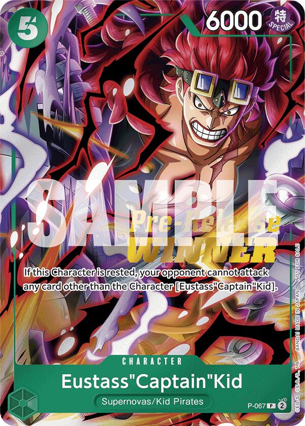 Eustass"Captain"Kid (OP-07 Pre-Release Tournament) [Winner] [One Piece Promotion Cards] | The Gaming-Verse