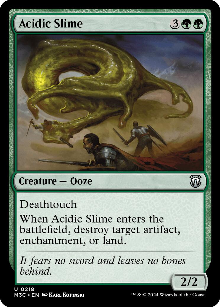 Acidic Slime [Modern Horizons 3 Commander] | The Gaming-Verse