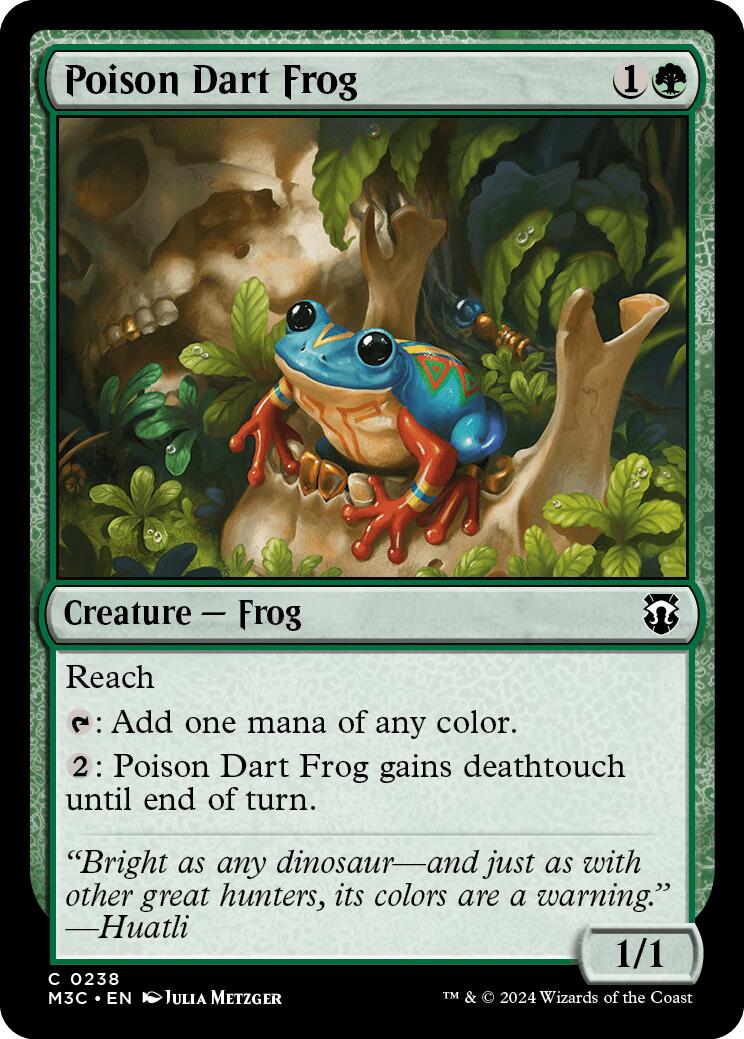 Poison Dart Frog [Modern Horizons 3 Commander] | The Gaming-Verse