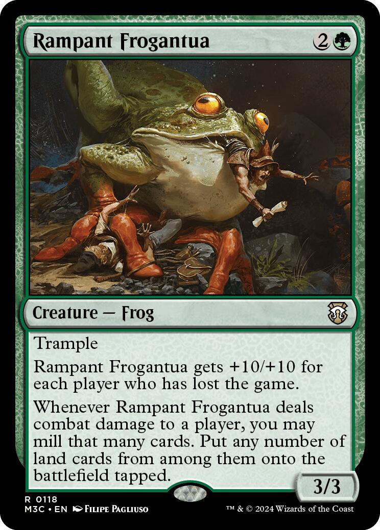 Rampant Frogantua [Modern Horizons 3 Commander] | The Gaming-Verse