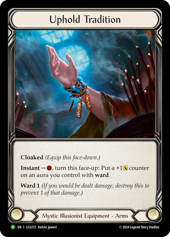 Uphold Tradition [LGS272] (Promo)  Rainbow Foil | The Gaming-Verse