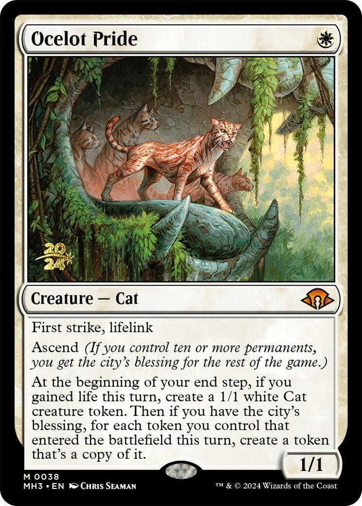 Ocelot Pride [Modern Horizons 3 Prerelease Promos] | The Gaming-Verse