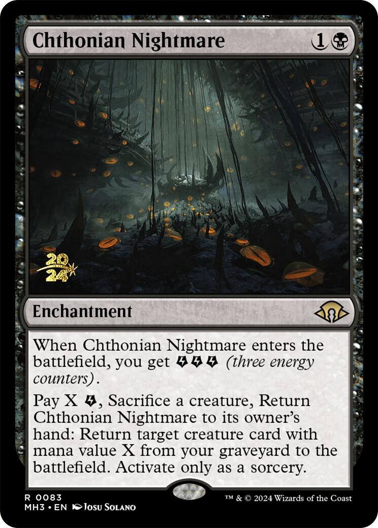 Chthonian Nightmare [Modern Horizons 3 Prerelease Promos] | The Gaming-Verse