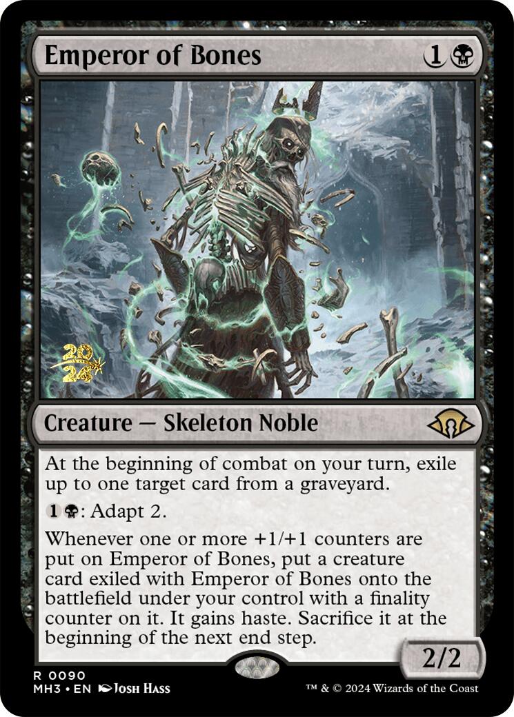 Emperor of Bones [Modern Horizons 3 Prerelease Promos] | The Gaming-Verse