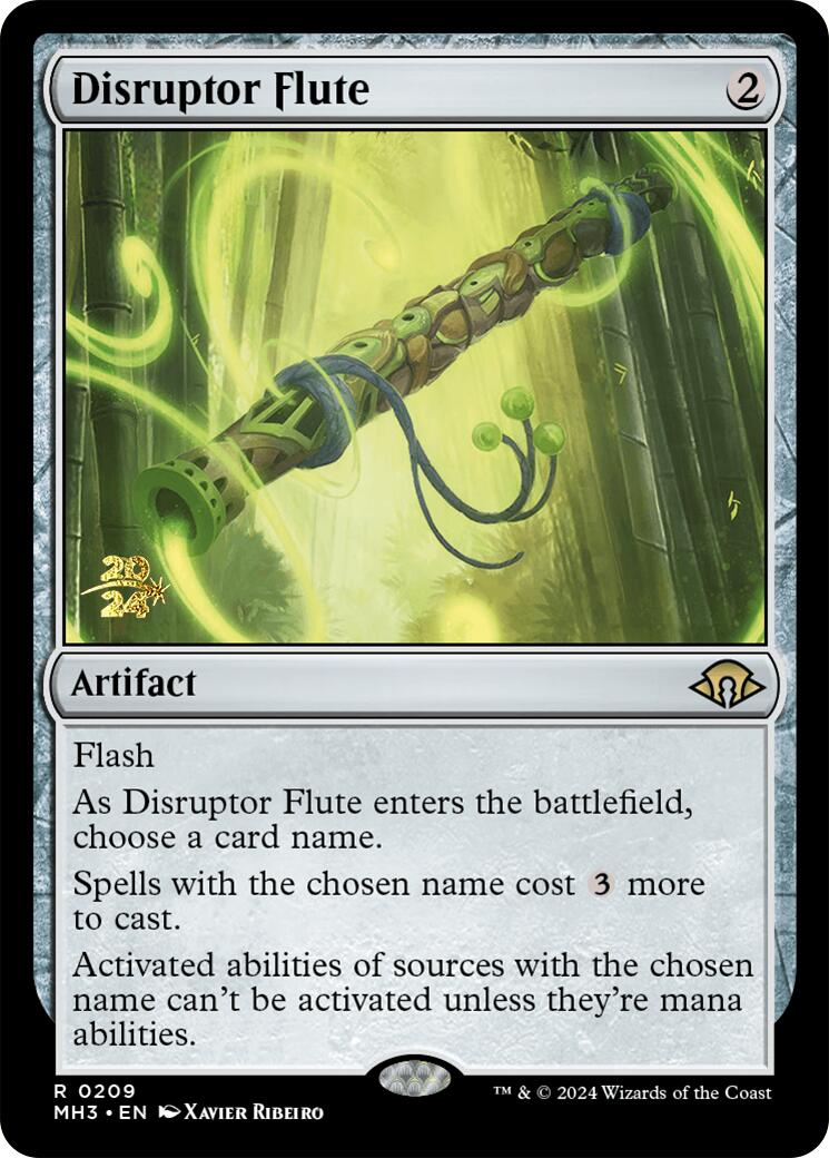 Disruptor Flute [Modern Horizons 3 Prerelease Promos] | The Gaming-Verse