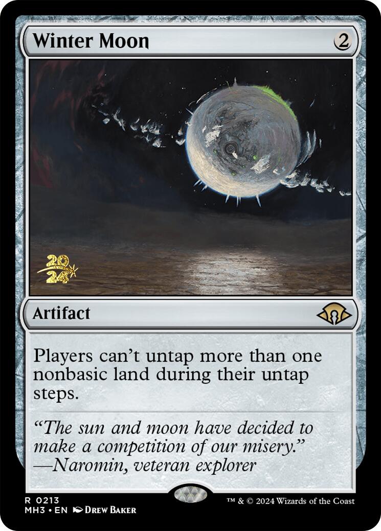 Winter Moon [Modern Horizons 3 Prerelease Promos] | The Gaming-Verse