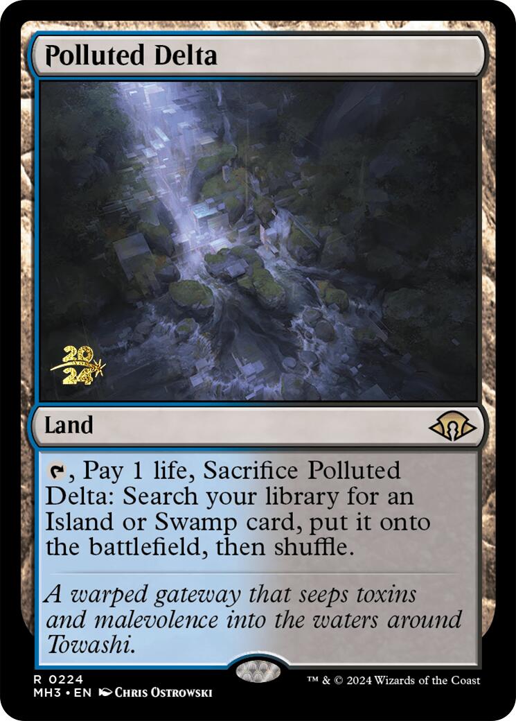 Polluted Delta [Modern Horizons 3 Prerelease Promos] | The Gaming-Verse