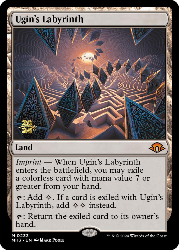 Ugin's Labyrinth [Modern Horizons 3 Prerelease Promos] | The Gaming-Verse