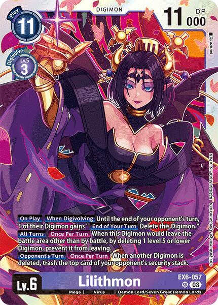 Lilithmon [EX6-057] [Infernal Ascension] | The Gaming-Verse