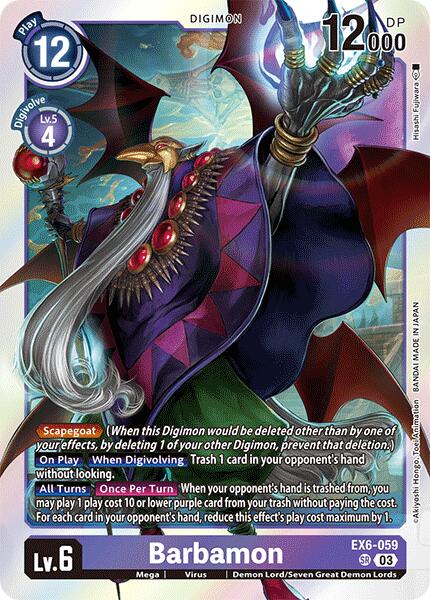 Barbamon [EX6-059] [Infernal Ascension] | The Gaming-Verse