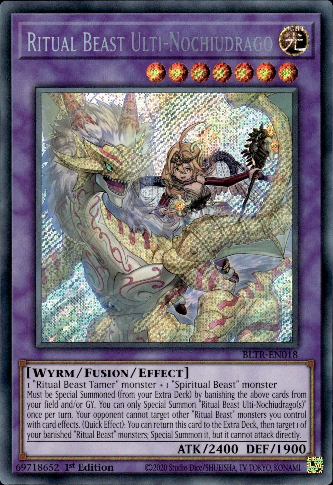 Ritual Beast Ulti-Nochiudrago [BLTR-EN018] Secret Rare | The Gaming-Verse