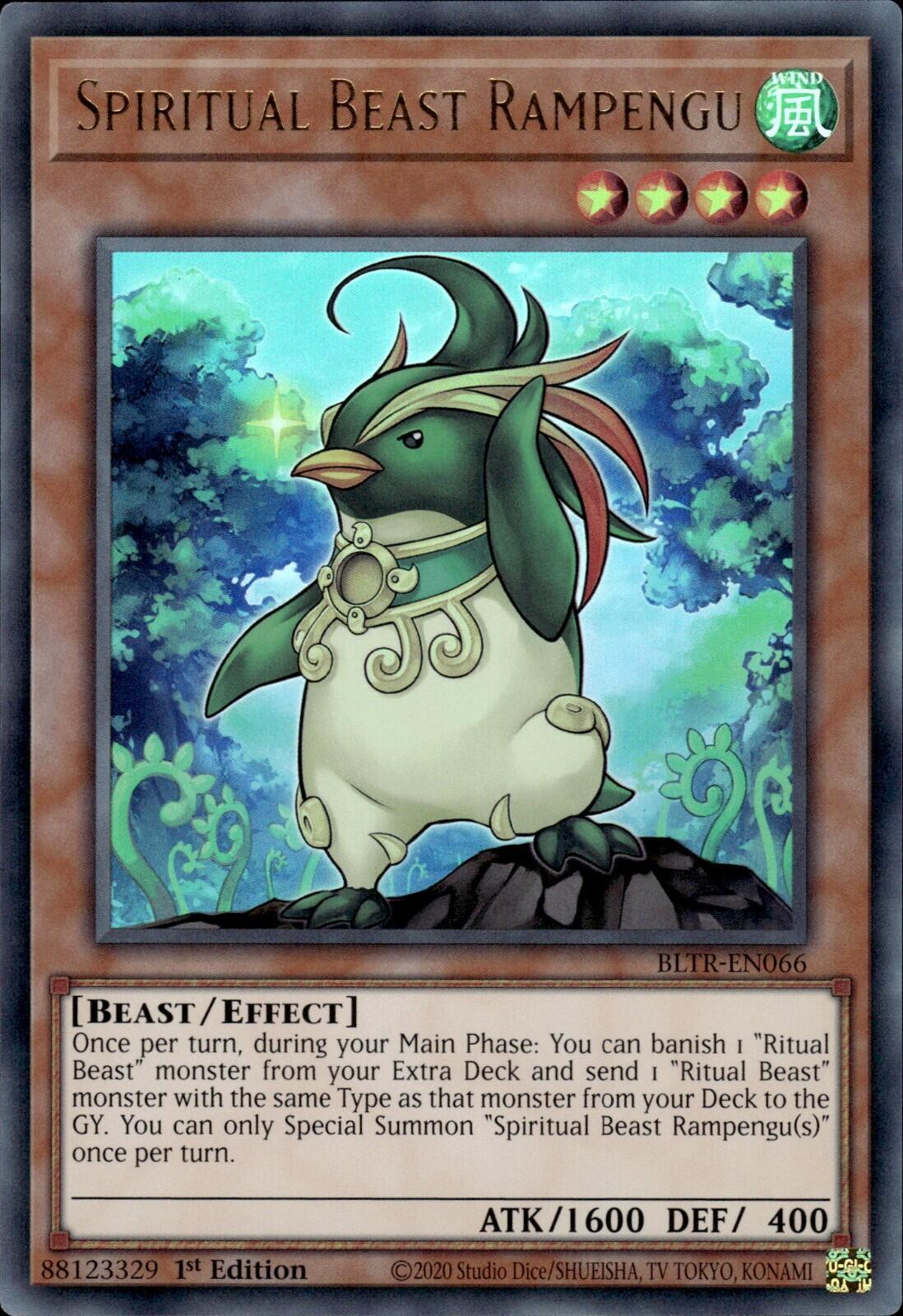 Spiritual Beast Rampengu [BLTR-EN066] Ultra Rare | The Gaming-Verse