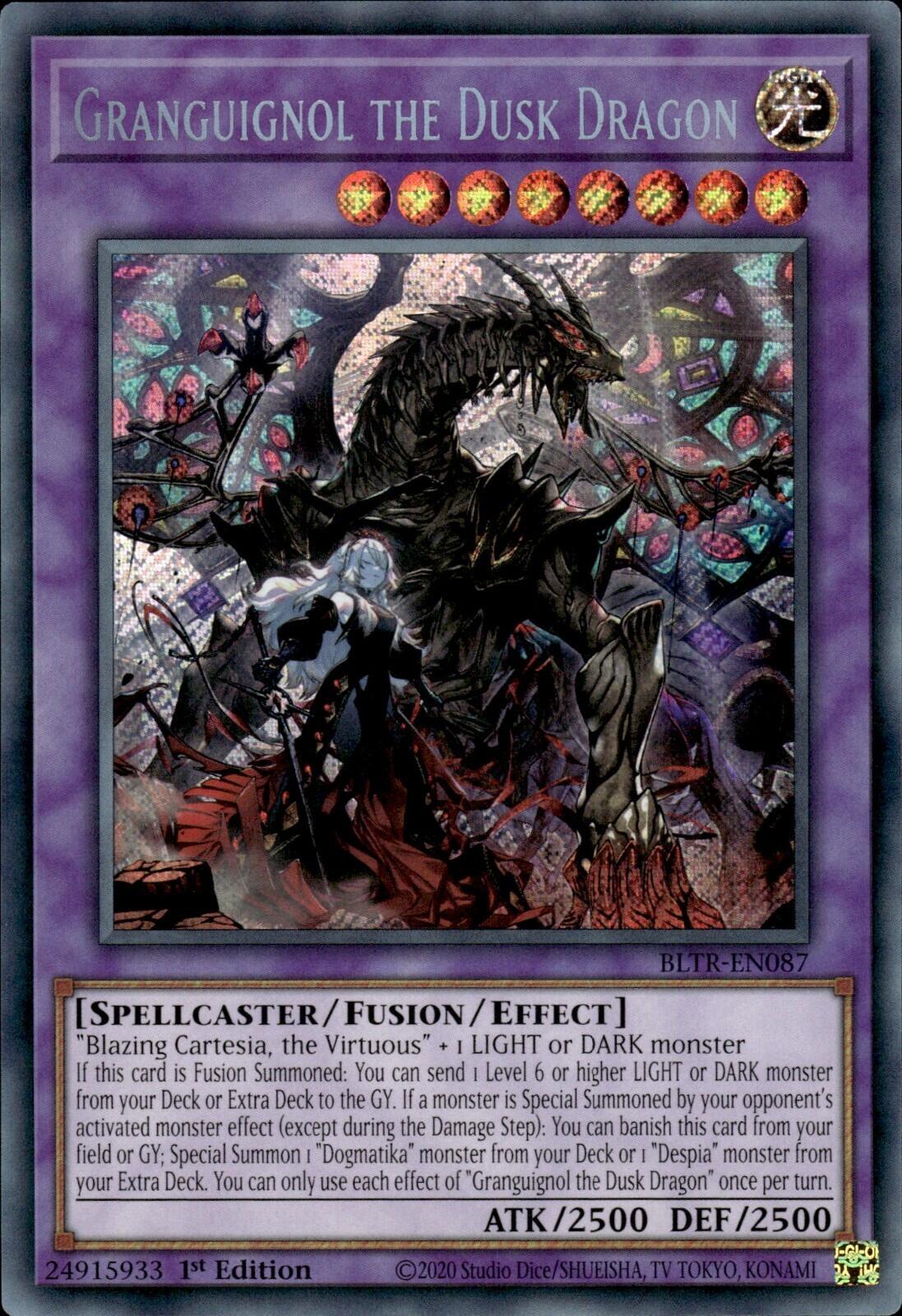 Granguignol the Dusk Dragon [BLTR-EN087] Secret Rare | The Gaming-Verse