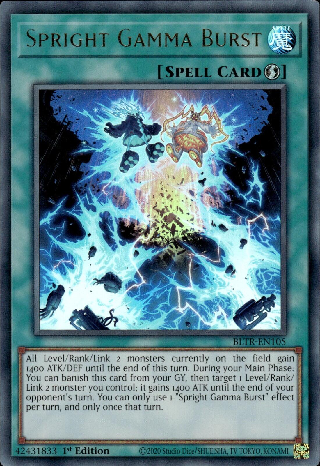 Spright Gamma Burst [BLTR-EN105] Ultra Rare | The Gaming-Verse