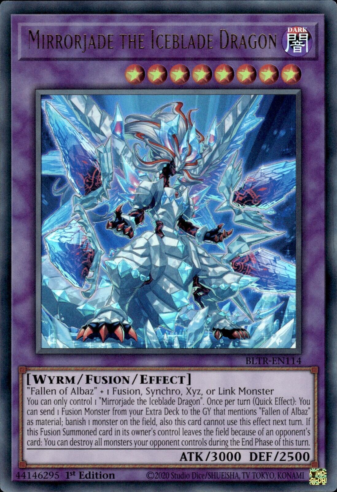 Mirrorjade the Iceblade Dragon [BLTR-EN114] Ultra Rare | The Gaming-Verse