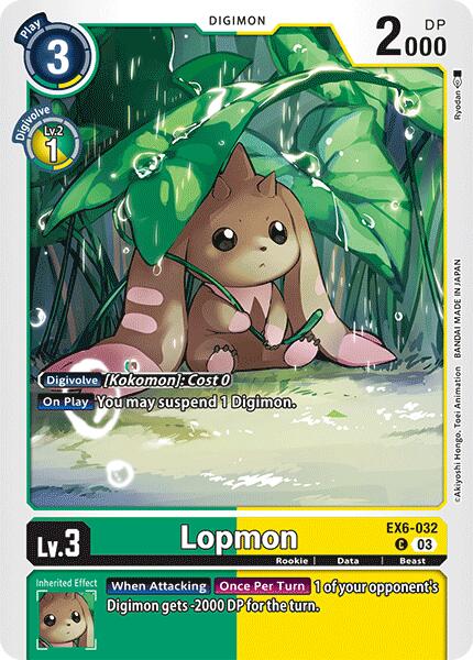 Lopmon [EX6-032] [Infernal Ascension] | The Gaming-Verse